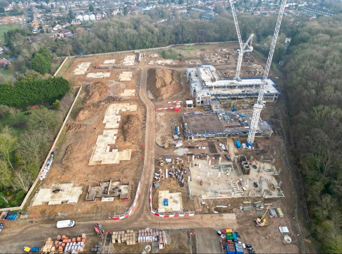 Professional groundworks excavation in progress