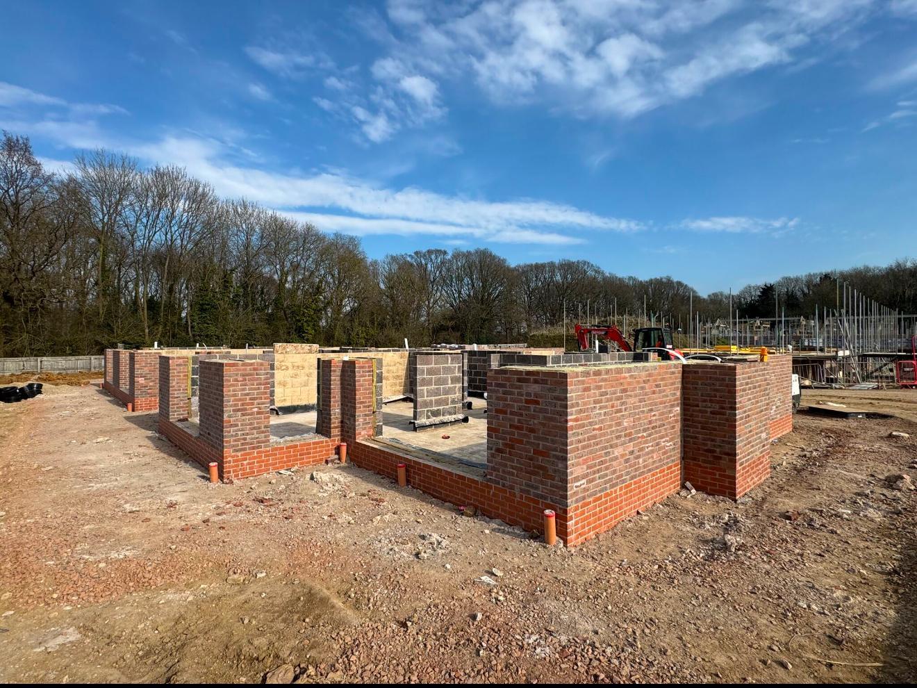 Commercial Construction - Modern office and industrial buildings